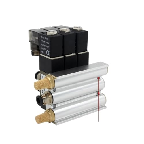 Bloque de válvulas 4V110-06 AC110V de 5 vías y 2 posiciones para cilindros neumáticos 3