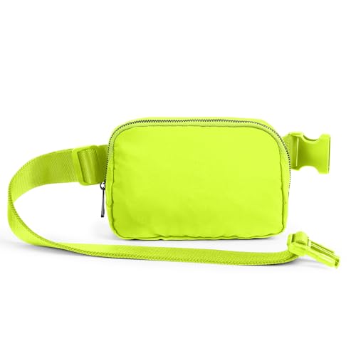 Image of ODODOS Unisex Mini Belt Bag with Adjustable Strap Small Fanny Pack for Workout Running Traveling Hiking, Neon