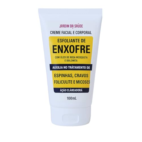 Creme Esfoliante de Enxofre Facial e Corporal 100g