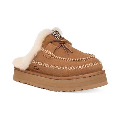 UGG Women's Disquette Alpine Slipper, Chestnut, 9