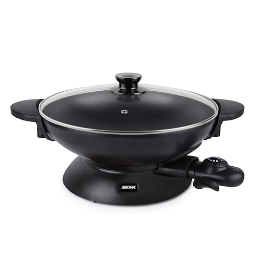 Aroma Housewares Wok eléctrico, Negro