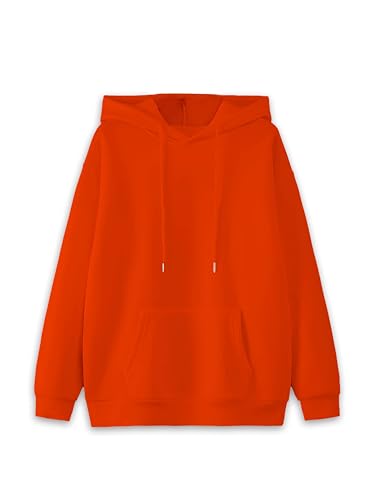 Image of Mack Jonney Solid Hooded Cotton Fleece Sweatshirt for WOMEN-VMACK639218