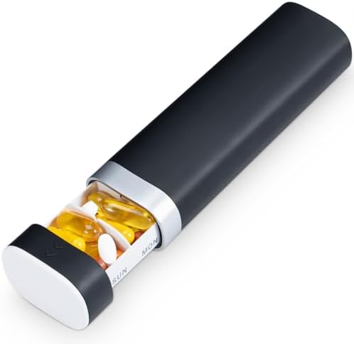 Betife Pill Box 7 Day 1 Times a Day, Daily Pill Organiser, Weekly...