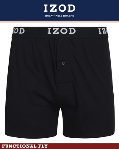 IZOD Men's 4pk Knit Boxer4