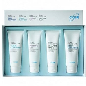 【アトミ 】クレンジング ４本　サンクリーム２本　オーラルケア歯磨きセット Amazon | Atomy(アトミ) Evening Care 4 セット with Foam