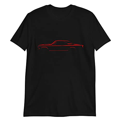 1966 Chevelle SS Super Sport Red Lines Silhouette Classic Car T-Shirt