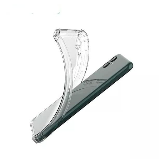 Image of BOXXO Flexible Back Cover for Samsung Galaxy F04 | Back Cover Transparent Clear Shockproof Case Four Corner Protection | Slim Protective Mobile Phone Cover for Samsung Galaxy F04