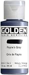 Golden Fluid Peinture acrylique 1oz-Paynes gris