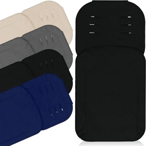 Fußsack Eco Sommerfußsack für Buggy Kinderwagen Jogger (Schwarz)