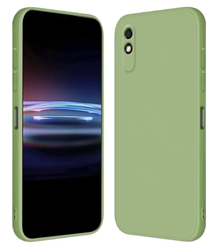 RankOne Funda para Redmi 9A / Redmi 9AT (6.53' Inches) Carcasa de Silicona de TPU Suave - Verde Matcha
