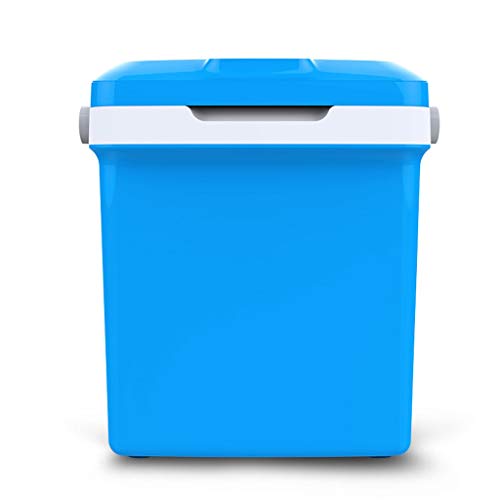 Mini réfrigérateur compact bleu au design ergonomique pour studio