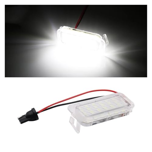 Luz LED para placa matrícula canbus con iluminación blanca de 6000K 5