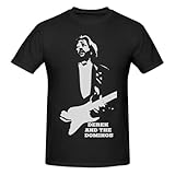 Derek Music and in The Band Dominos Men's Cotton Crew Neck T-Shirt Short Sleeve Casual Summer Print Classic Novel Tops Sports Fitnessxx-Large Black
