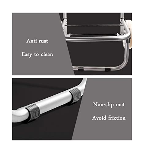 QUANLI Zusammenklappbarer Einkaufstrolley aus Aluminiumlegierung, tragbarer, faltbarer Einkaufswagen mit wasserdichter… – Bild 7