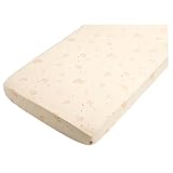 UNE HOUSSE TOUTE DOUCE: 100% coton biologique prélavé, le drap housse bébé Sauthon est doux pour le confort de votre bébé.