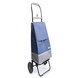 Carrito de la Compra con Ruedas, Carro de Compra Plegable Multifunción Multicolor 30 kg Carga 2,5 96x34x35 cm(C)