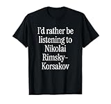 おもしろニコライ・リムスキー=コルサコフ クラシック音楽作曲家ミーム Tシャツ
