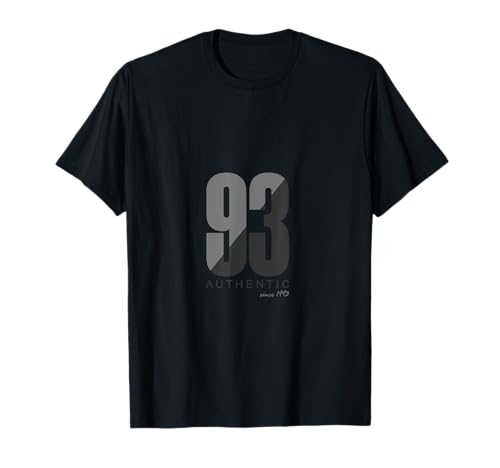93 nacido en 1993 Año de nacimiento auténtico Camiseta