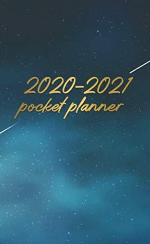 2020-2021 Pocket Planner: Beautiful Falling Star Two Year Monthly Pocket Planner and Organizer | Pretty Sky 2 Year Schedule Agenda with Phone Book, ... Quotes, Password Log, U.S. Holidays & Notes