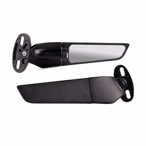 Universelle verstellbare drehbare Seitenspiegel für Suzukí Kawásaki Yamáha Hónda Aprília Ducáti (ohne Licht)