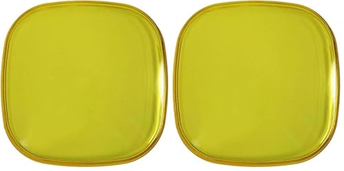 Image of Baja Designs 668002 Squadron Rock Guard (Amber) (Pack of 2)
