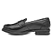 Kickers Women's Slip On Loafers Leather Shoes | Smart Everyday School Look | Easy Slip-On Style, Cushioned for All-Day Wear, Black, 36