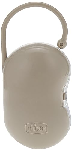 Chicco Doppelter Schnullerhalter, Schnullerhalter, vielseitig und hygienisch, leicht zu befestigen, Ergonymische Form, starisierbar, neutral, 0 Monate +