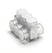 Burndy BIBD2/0-2 Unitap Multi Port Double-Sided, 2 Ports, 14-2/0 AWG/kcmil Wire Range, 1.52" Length, 1.56" Width, 1.25" Height