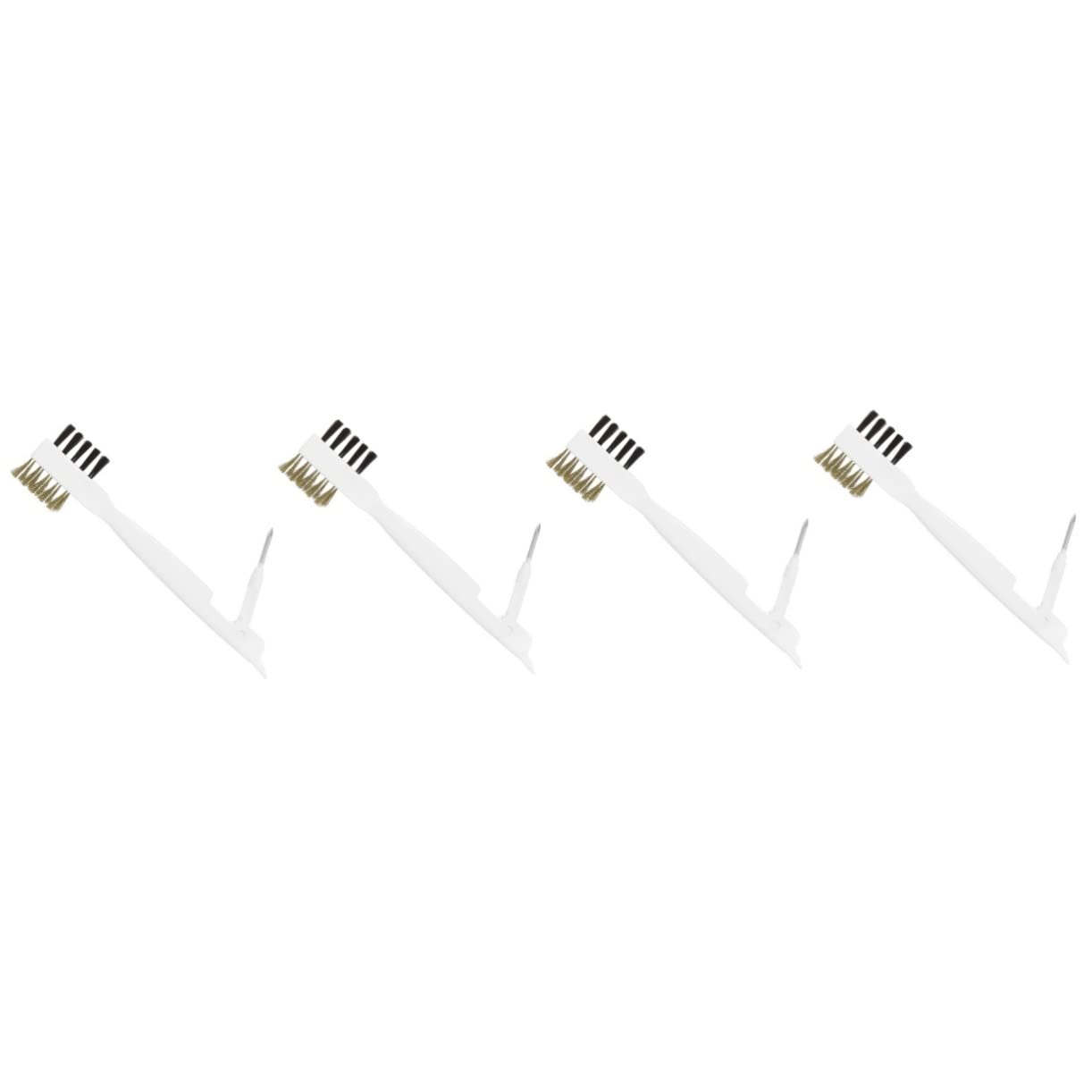 Beaupretty 4piezas Cepillo De Limpieza para Estufas De Gas Escobilla Multifuncional para Cocinas para Remover Suciedad Ranuras y Esquinas