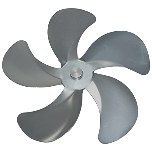 Ventilador de estufa con hojas de 5 alas, ventilador de estufa de leña, ventilador de estufa, sin hoja, mini ventilador de chimenea, para madera/leña/hoguera/tubo de estufa, solo hojas