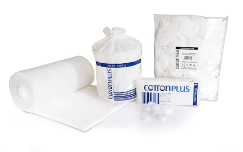 Coton hydrophile cardé Cotton Plus Corde 1000 g absorbant et doux - 3