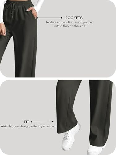 Image of Leriya Fashion High Waist Trousers for Women - Flared Korean Style Formal Pants | Elegant Workwear for Office, College & Events (Available in Plus Size