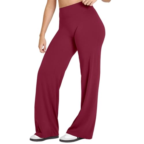 Pantalon de jogging femme couleur unie au design fluide et élégant pour le sport décontracté