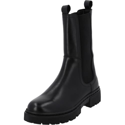 Yelna G Girls' Ankle Boots - Stylish Boots Made of Cowhide Leather - Handmade in Portugal - Lightly Lined - with Non-Slip TPR Sole - Modern & Comfortable