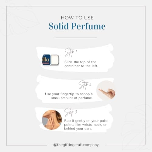 Geranium Solid Perfume | Date Ready Pocket Size Body Fragrance for Men & Women - 10g