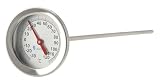 Lantelme Termómetro para compostaje de acero inoxidable de -30 °C hasta +120 °C, sonda de 30 cm, para compostador, jardín, compostador, termómetro analógico