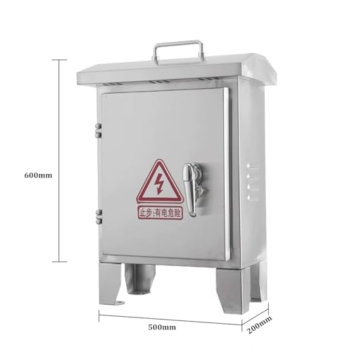 Caja de control para exteriores que evita cortocircuitos por lluvia con cerradura 3