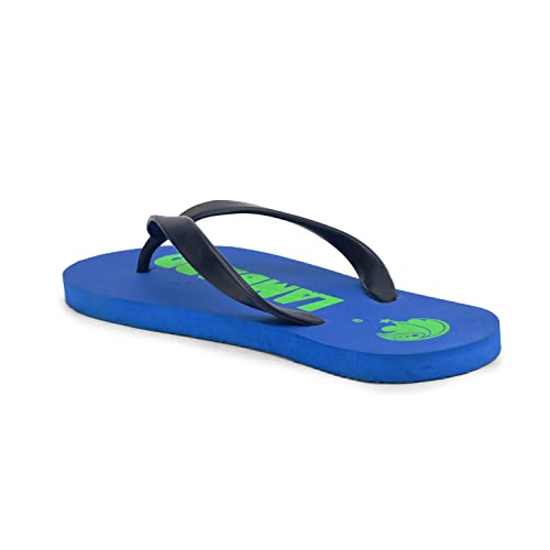 Image of Lambard Hawai Chappal for Men | Mens Stylish Rubber Flip Flops | Ergonomic Designed Daily Use & Bathroom Slippers for Men | Footup Flat Beach Chappals Pair of 2