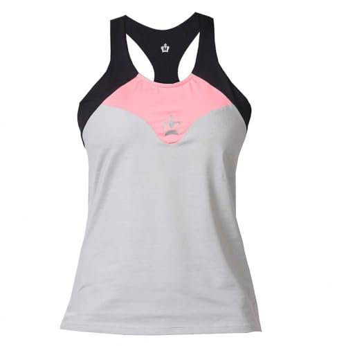 Black Crown Camiseta Marta Marrero Gris Coral Mujer ⭐