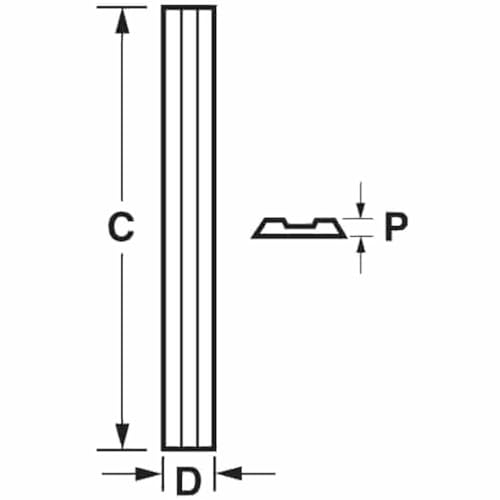 Trend Craft Pro Solid Carbide Planer Blades, 82 x 5.5 x 1.1mm, 1 Pair, Double Edged Replacement Planer Blades, CR/PB29 3 Trend Craft Pro Solid Carbide Planer Blades, 82 x 5.5 x 1.1mm, 1 Pair, Double Edged Replacement Planer Blades, CR/PB29 - Image 3