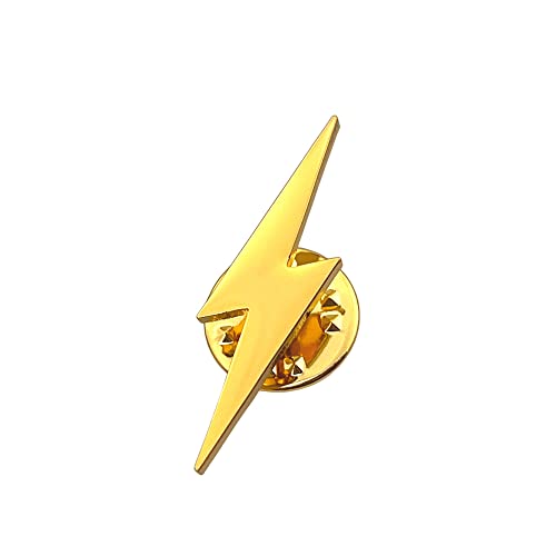Image of Snatainless Steel Lightning Mark Brooch and Pin
