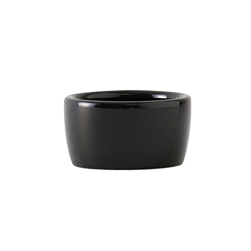 Tuxton 2 Oz. Black Pipkin Ramekin