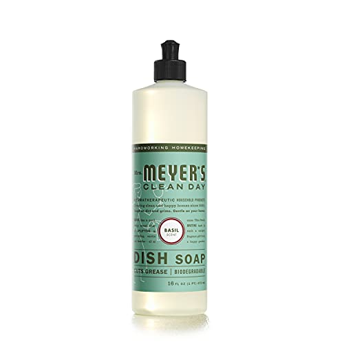 Image of Mrs. Meyer's Clean Day Liquid Dish Soap - 16 oz - Basil - 2 pk