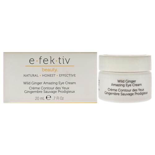 e.fek.tiv beauty wild ginger amazing eye cream- deeply hydrates and moisturize- collagen booster- Vegan- Sulfate- free- Unisex- 0.7 fl oz