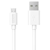 Anker 6ft / 1.8m Extra Long Premium Micro USB to USB Cable High Speed USB 2.0 A Male to Micro B for Android, Samsung, HTC, Nokia, Nexus and More (White)