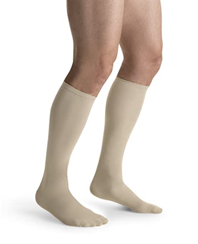 Chaussettes de compression 15–20 mmHg bas de voyage beige taille 2