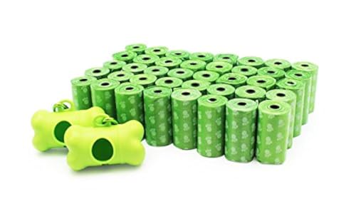 Image of Wholesale Biodegradable Dog Poop Bags 800-Count (40 Rolls) with 2 Dispensers : Environment Friendly w / d2w for Fast Degradation, Dog Waste Bags, Lavender Scented, Pet Waste Poopbags