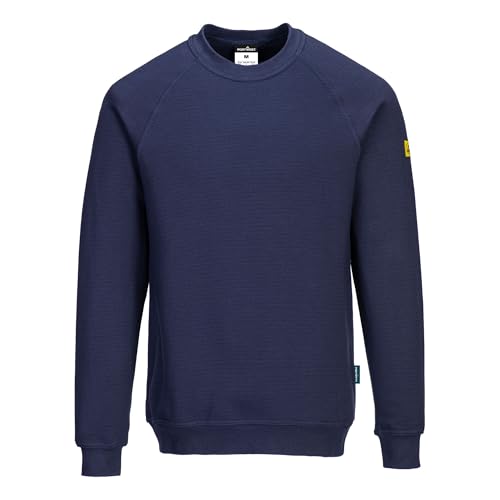 Sweat-Shirt Antistatique ESD Portwest Marine 3XL pour la protection de vos composants