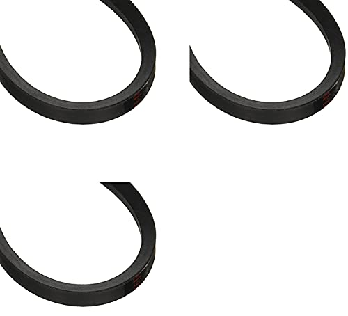 D&D PowerDrive A131 V Belt, Rubber, 1/2 x 133 OC (3)