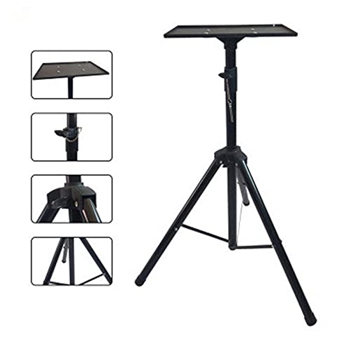 Soporte de trípode extensible para proyector ajustable en altura de 27 a 47 pulgadas miniatura 3
